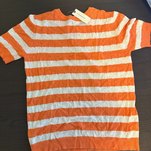 Anthropologie striped sweater shirt (size S) - Picture 2 of 3